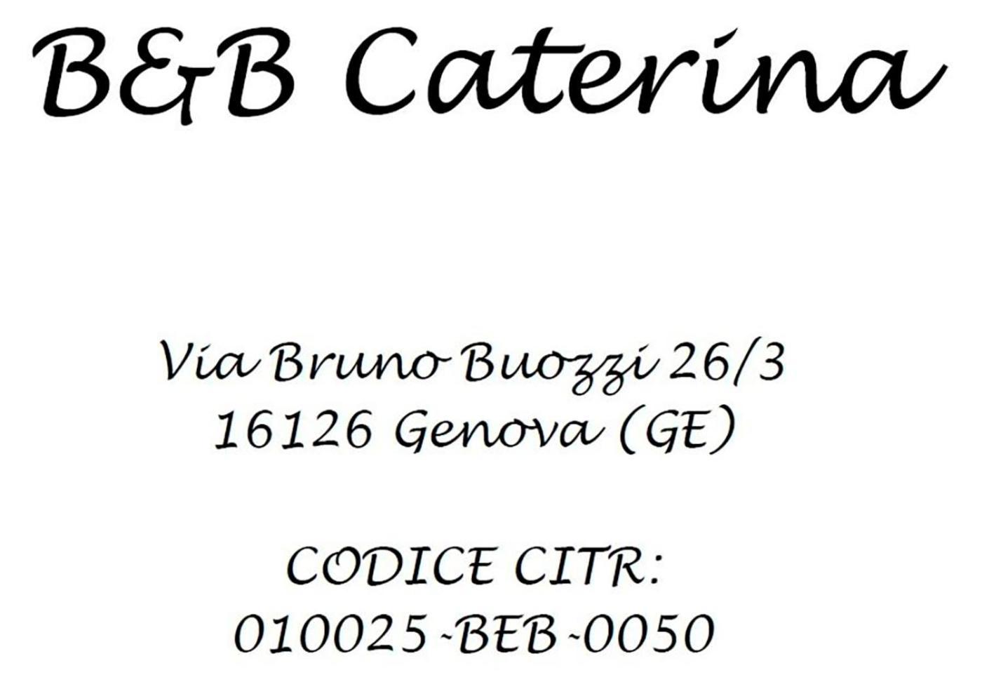 جنوة B&B Caterina المظهر الخارجي الصورة